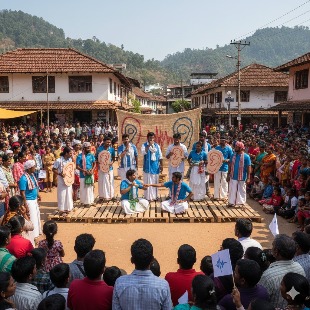 &lsquo;World Hearing Day&rsquo; Awareness through Street Play